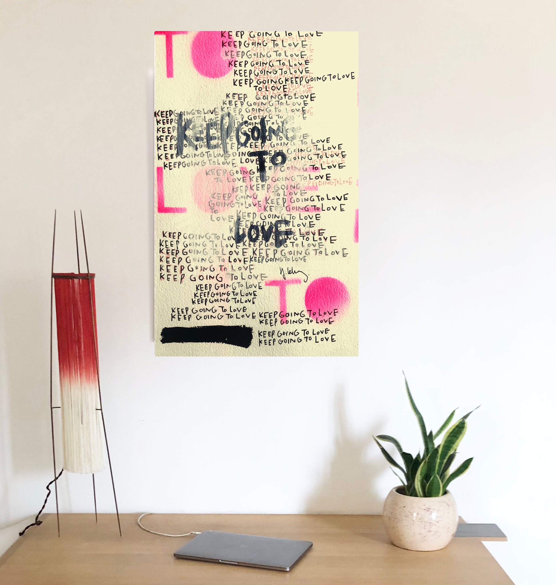 Affiche Keep going to love